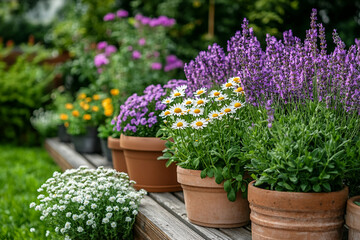 Obraz premium Composition of natural alternative medicine with plants generated with AI