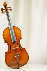 Fototapeta premium Beautiful Violin, string musical instrument, used for the interpretation of classical and modern music