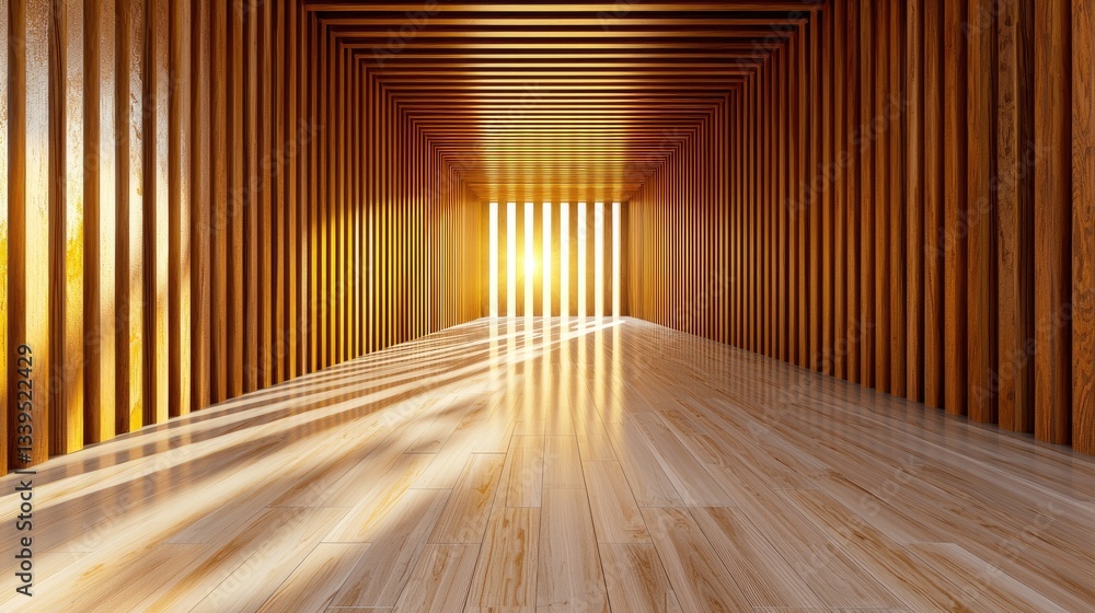 Poster a smooth wooden panel wall with clean, evenly spaced lines, adding warmth and depth to the backgroun
