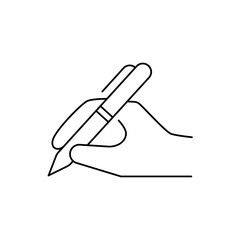 Writing with Pen Icon