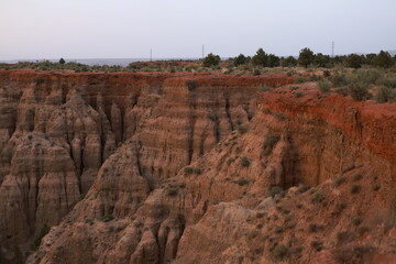 spanish landscape with rock formations