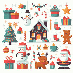 background, christmas, card, illustration, decoration, xmas, greeting, design, winter, white, vector, holiday, celebration, art, banner, happy, merry, tree, abstract, graphic, year, red, season, decem