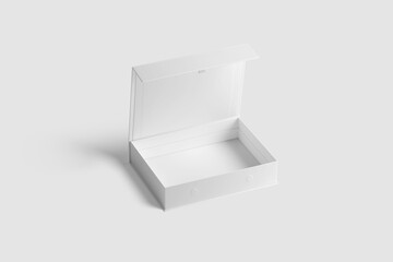 Blank Magnetic Gift Box Mockup