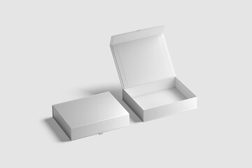 Blank Magnetic Gift Box Mockup