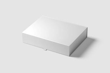 Blank Magnetic Gift Box Mockup