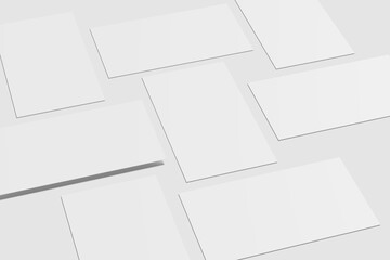 Blank Presentation Slide Mockup
