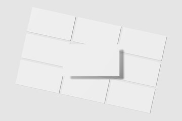 Blank Presentation Slide Mockup
