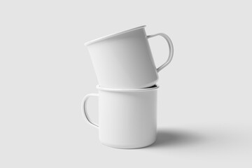 Blank Mug Mockup Two View