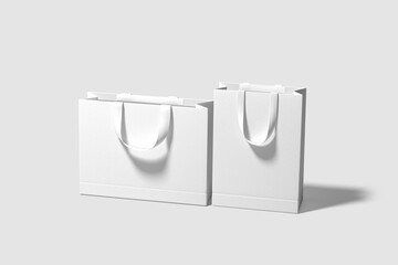 Blank paper Bags Two View