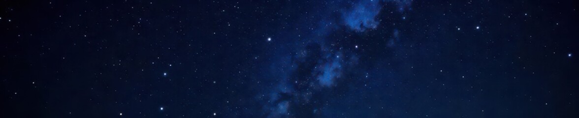 Obraz premium Vast, inky black canvas strewn with countless twinkling stars , black hole, starfield, shine