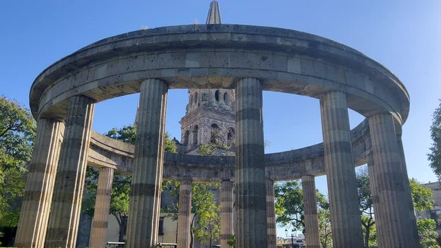 Rotunda of Illustrious Jaliscienses in the Historic Center of Guadalajara, Jalisco, Mexico