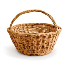 Obraz premium empty wicker basket
