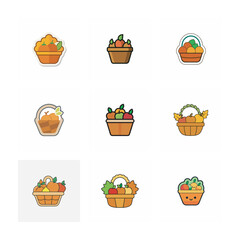 flower pots vector illustration