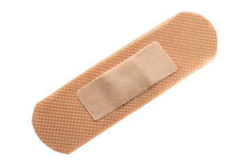 adhesive bandage isolated on white background