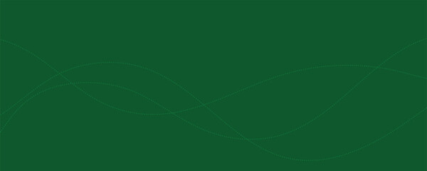 Green Abstract Background with Flowing Wavy Lines