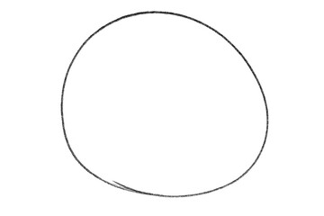 oval circle chalk chalkboard texture png isolated