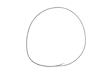 oval circle pen texture png isolated