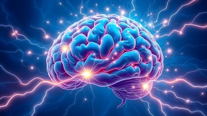 Obraz premium abstract human brain