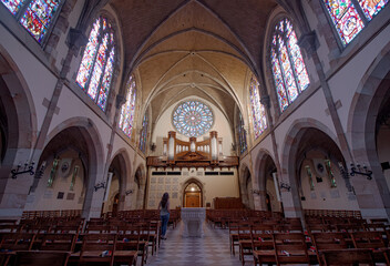 cathedral with pipe organ
