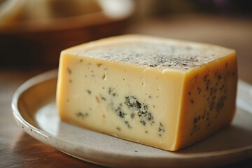 Gourmet Cheese Selection with Unique Textures