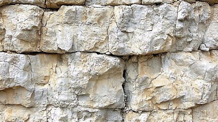 Rough, textured stone wall.