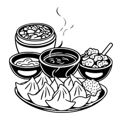 Delicious Dumplings and Asian Cuisine Delights  A Culinary Adventure Awaits                                   