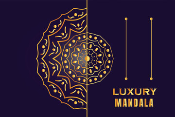 Modern luxury looks mandala design 