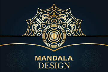 Modern luxury looks mandala design 