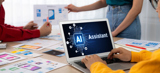Generative AI virtual assistant tools for prompt engineer and user for ease of engage artificial...