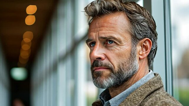 Portrait of a Thoughtful Man