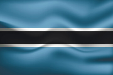 Obraz premium Flag of Botswana. National symbol in official colors. Template icon. Abstract vector background.