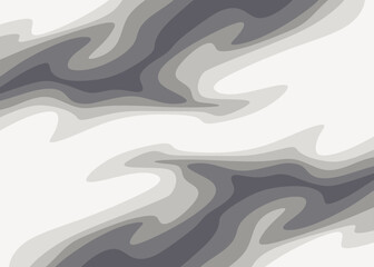 Wavy background with gradient contour line pattern
