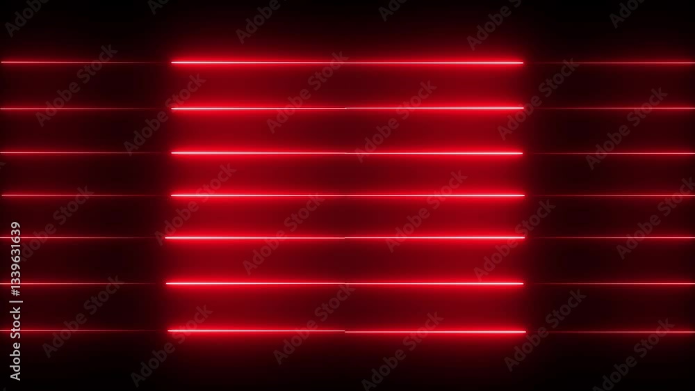 Poster abstract glowing neon lights blinking lines moving animation. colorful neon line moving on backgroun