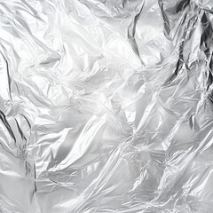 Obraz premium Plastic wrap texture overlay effect. Polyethylene packaging for vinyl or cd cover. Shrink crumpled plastic sleeve, mockup illustration