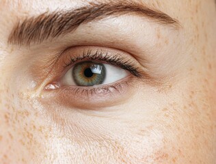 Fototapeta premium Before and after images of a woman's face following a cosmetic procedure, illustrating the concept of plastic surgery