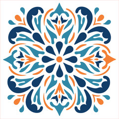 Mexican Tile stencil, Mexican Tile template, Mexican Tile Talavera vector, cut files, laser cut, Silhouette, Cricut, EPS