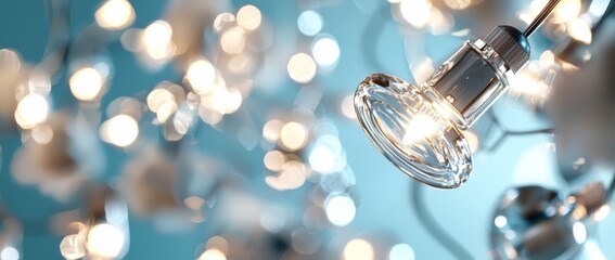 Surgical lamps in the operating room incorporate artistic lighting and a blue filter