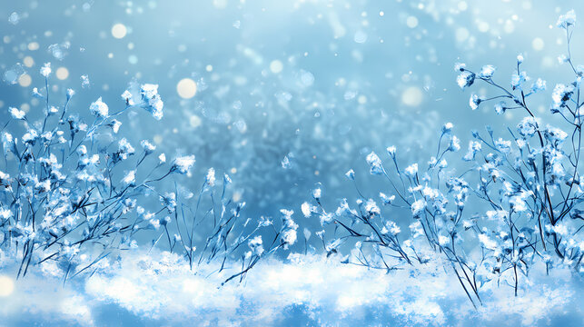 Vibrant snow textures and accents for winter design and seasonal decor. Translucent Caps. Illustration