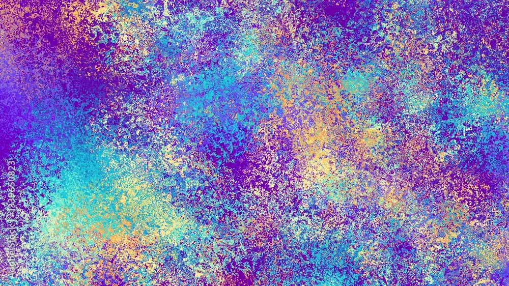 Poster colorful retro grunge looping texture abstract animated background