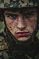 Fototapeta premium Young Soldier