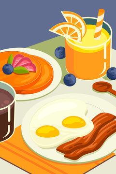 Beakfast closeup
