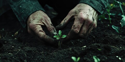 Obraz premium Manual Gardening