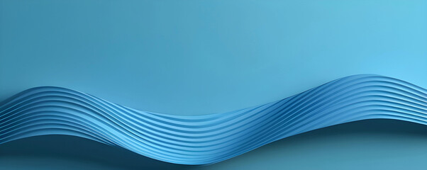 Blue Digital 3D Render Surreal Simple Wavey Soft Pattern for Design, Backgrounds, Products	