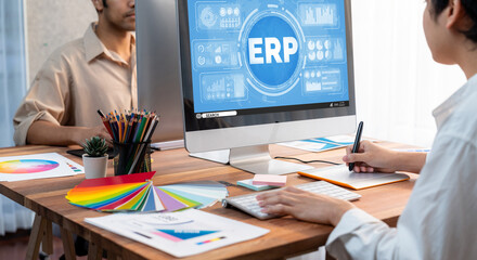ERP enterprise resource planning software for brisk business to plan the marketing strategy