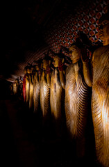 the ancient buddha statue, dambulla, sri lanka