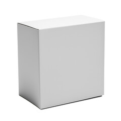 white box isolated on white background