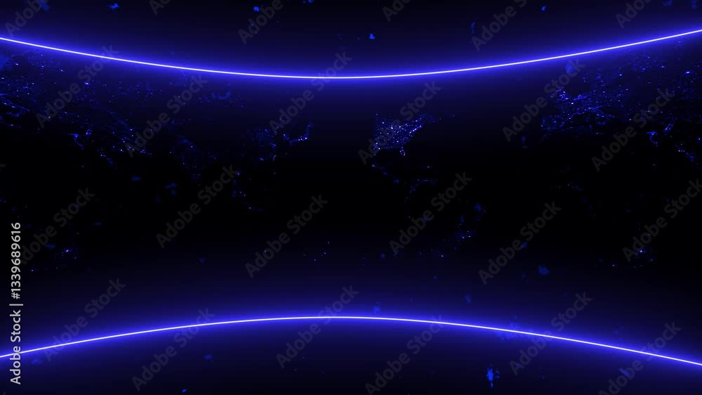 Poster world breaking news studio loop background for stock market news report and breaking news on world l