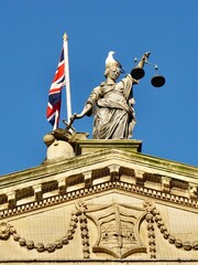 Symbol law and justice, the scales of justice 