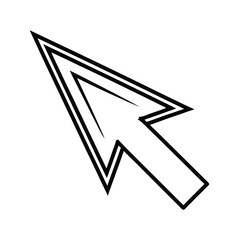 cursor arrow icon vector