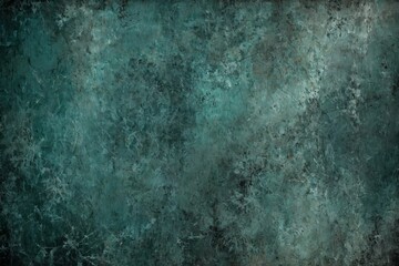 Fototapeta premium Vintage Texture Background for Creative Designs Featuring Distressed Old Paint in Dark Slate Gray and Dark Sea Green with Space for Text or Images